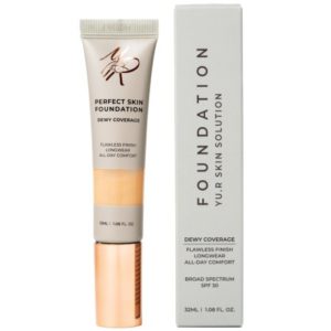 Устойчивая тональная основа под макияж увлажняющая Yu.R Dewy Coverage Foundation, 32 мл